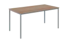 JPT 160 Jídelní stůl 1600 x 800 mm, deska dub bardolino / podnož stříbrná